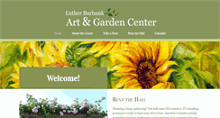 Desktop Screenshot of lutherburbankartandgardencenter.com