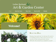 Tablet Screenshot of lutherburbankartandgardencenter.com
